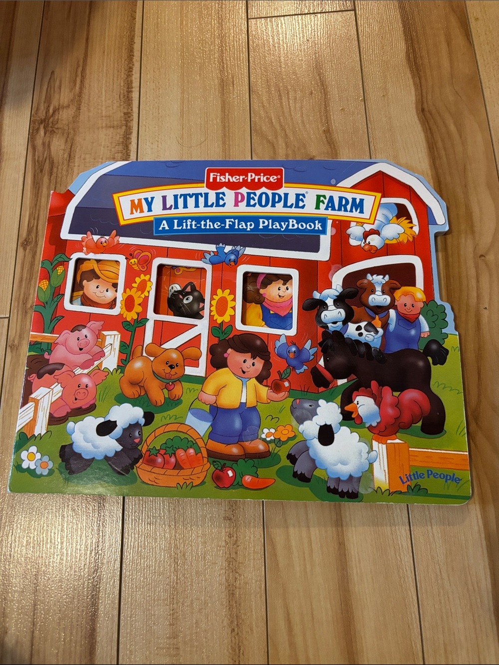 Fisher-Price My Little People Farm Lift the Flap Playbook